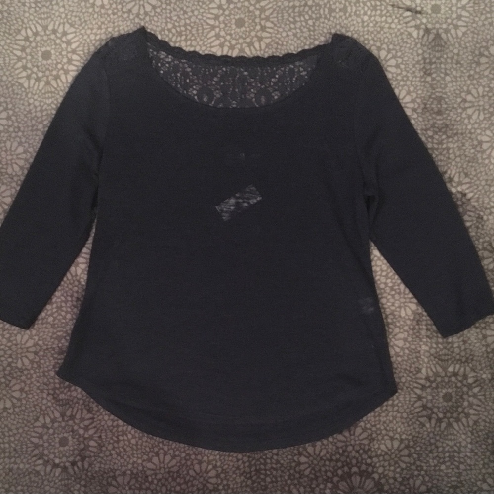New York & Company 3/4 Sleeve Shirt